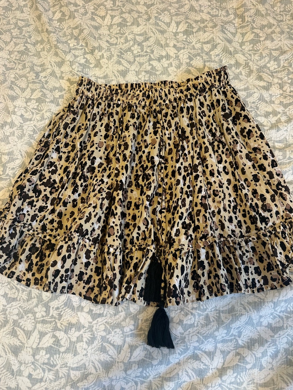 Kivari leopard print skirt XS